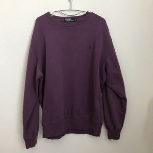 M Polo by Ralph Lauren Purple Sweatshirt